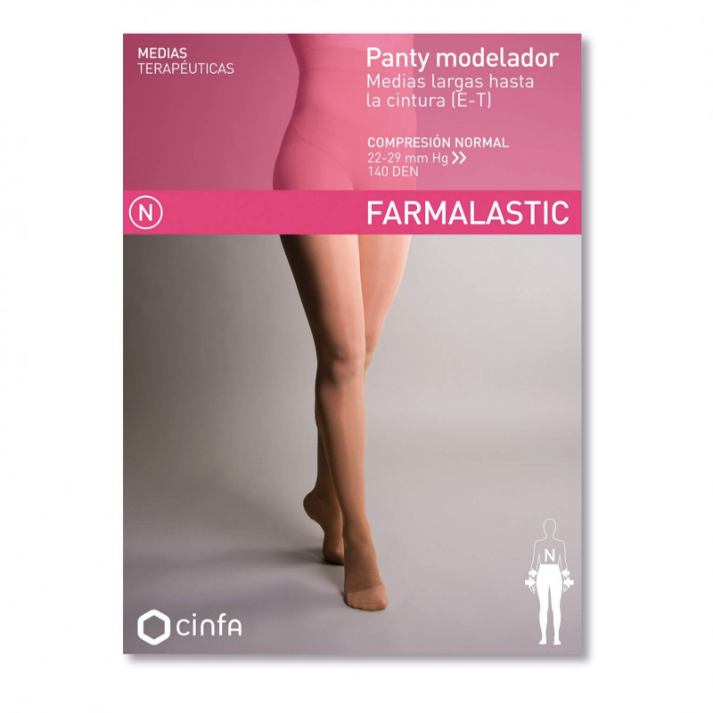 Panty Farmalastic Beige Modelador Talla Pequeña