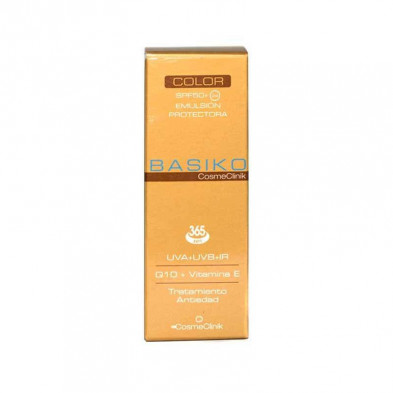 Basiko Emulsión Protectora con Color SPF50+ 50 ml