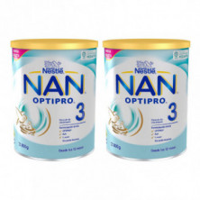 Nan Optipro 3 Duplo Leche En Polvo Infantil 2 x 800 gr Nestle Nan