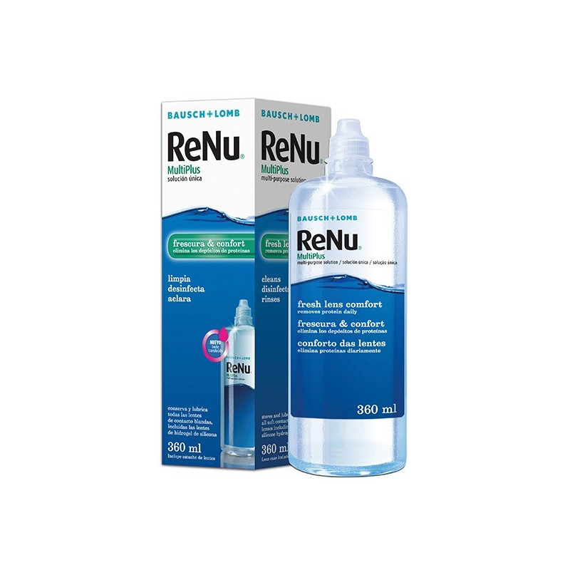 Sol Lentes Única B&l Renu Multiplus 360 ml