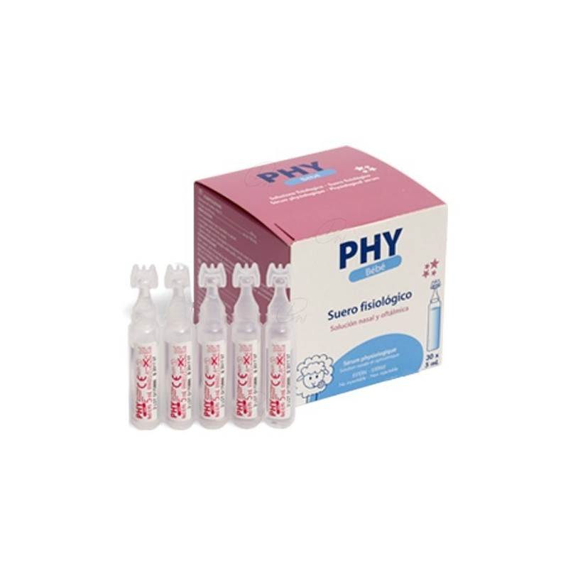 Phy Bebé Suero Fisiologico Monodosis 5 ml x 30 Unidades Distrosur