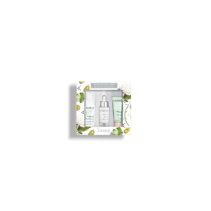 Caudalie Cofre Resplandor Inmediato Serum + Mousse + Mascarilla