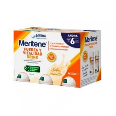 Drink Vainilla Pack 6 X 125 ml Meritene