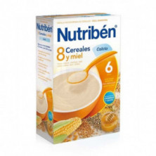 8 Cereales Papilla con Miel y Calcio 300 gr Nutriben