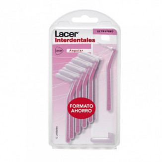 Cepillo Lacer Interdental Ultra Fino Angular 10 Unidades