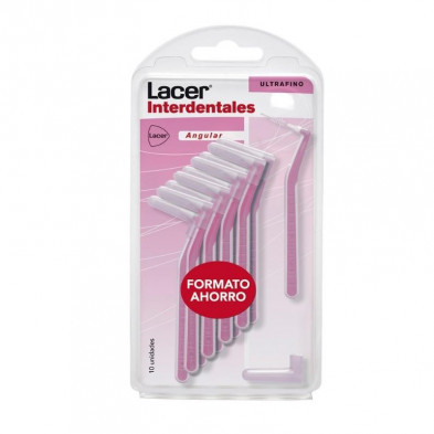 Cepillo Lacer Interdental Ultra Fino Angular 10 Unidades