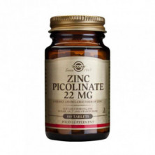 Picolinato de Zinc Solgar 22 mg 100 Comprimidos