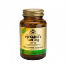 Vitamina E 200 UI 134 mg Solgar (Cápsulas Blandas Vegetales)