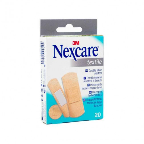 Nexcare Textile 20 Apósitos Adhesivas
