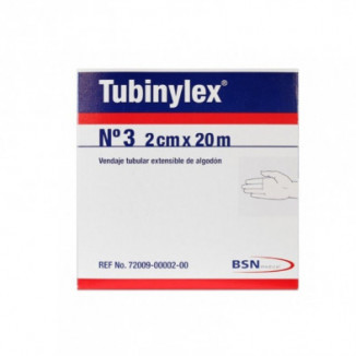 Tubinylex N° 3 Venda Tubular Extensible de Algodon 2,5 cm x 20 m Bsn Medical