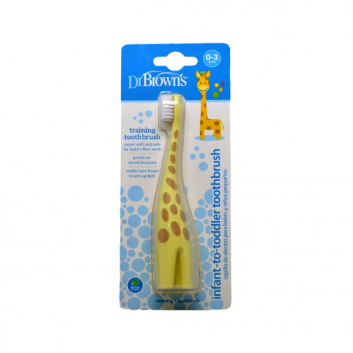 Cepillo De Dientes Infantil 0 3 Años Dr. Brown´s Jirafa