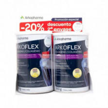 Arkoflex Colágeno Ác hialurónico Mg Vit C Sabor Limón Duplo 2x360g