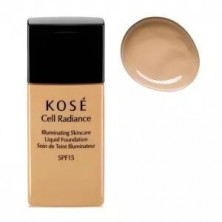 Kose Cell Radiance Base Líquida Iluminadora 201 Tono Natural Beige 30 ml