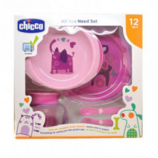 Chicco Vajilla Infantil 12m+ Rosa