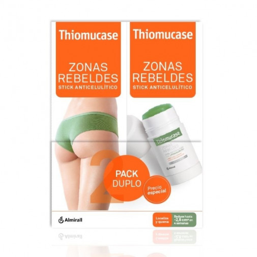 Thiomucase Stick Anticelulítico Zonas Rebeldes Duplo 2x75ml