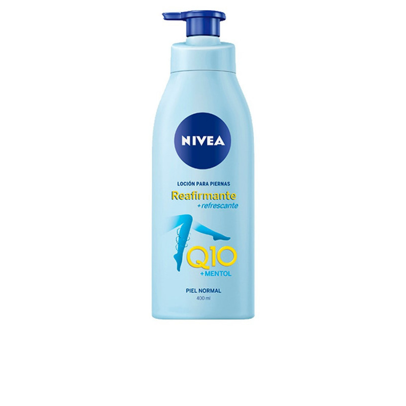 Nivea Loción Reafirmante Refrescante para Piernas Q10 + Mentol 400 ml