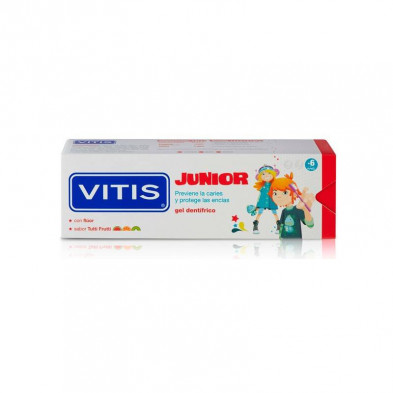 Vitis Gel Dentífrico Junior 75ml Sabor Tutti-Frutti