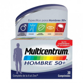 Multicentrum Hombre 50+ 30 Comprimidos