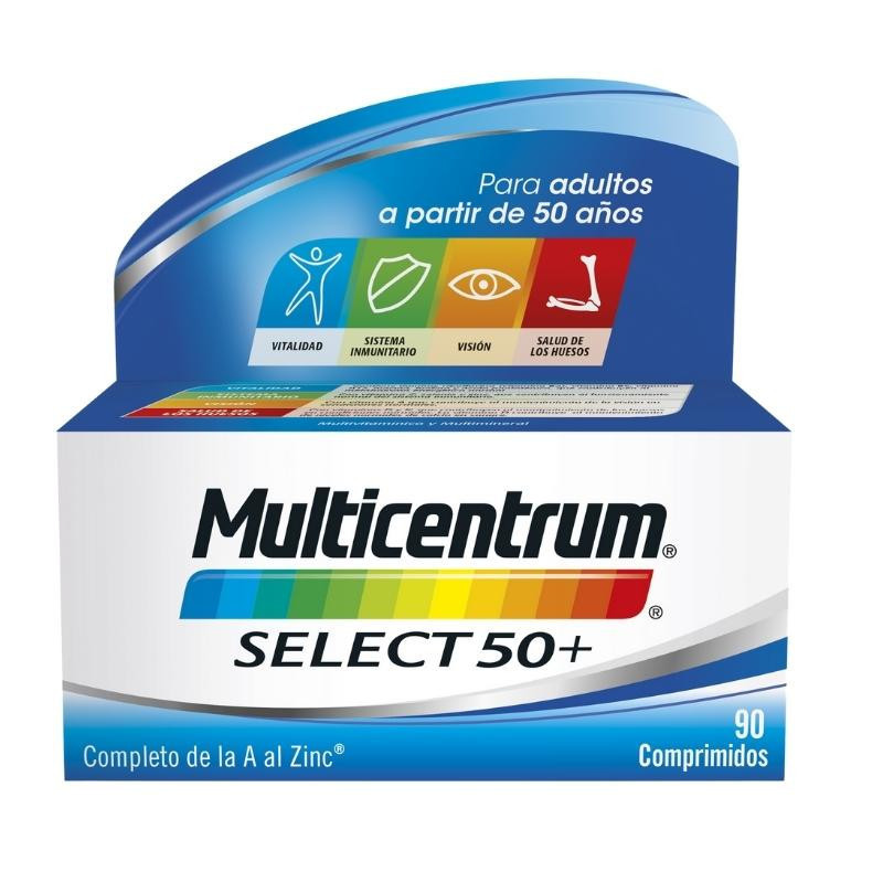 Multicentrum Select 50+ 90 Comprimidos