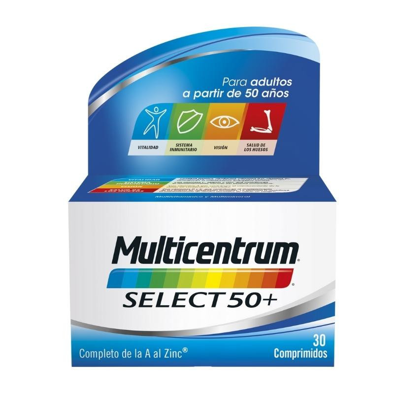 Multicentrum Select 50+ 30 Comprimidos