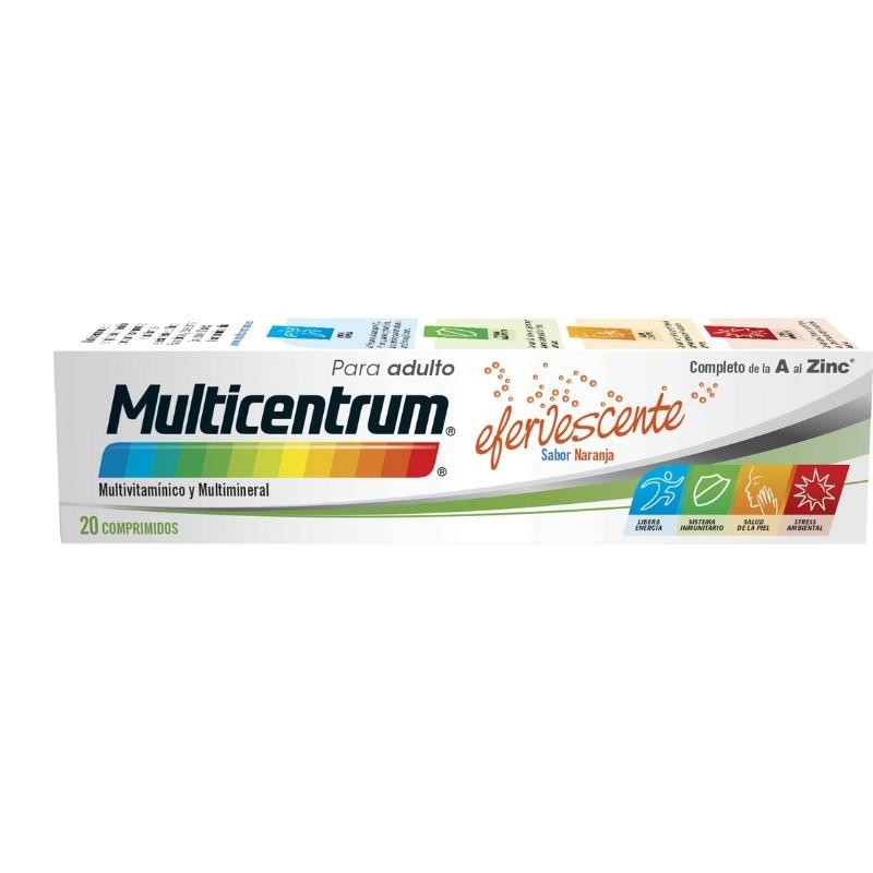 Multicentrum 20 Comprimidos Efervescentes