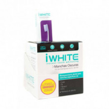 Iwhite 2 Kit Blanqueamiento Dental Manchas Oscuras 10 Moldes + Cepillo Blanqueador