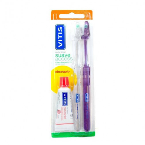Pack Vitis Cepillo Duplo Suave Acces