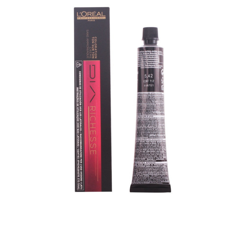 Dia Richesse N° 5.42 Marron Cobrizo Tinte Semi Permanente Sin Amoniaco 50 ml L'oreal Professionnel