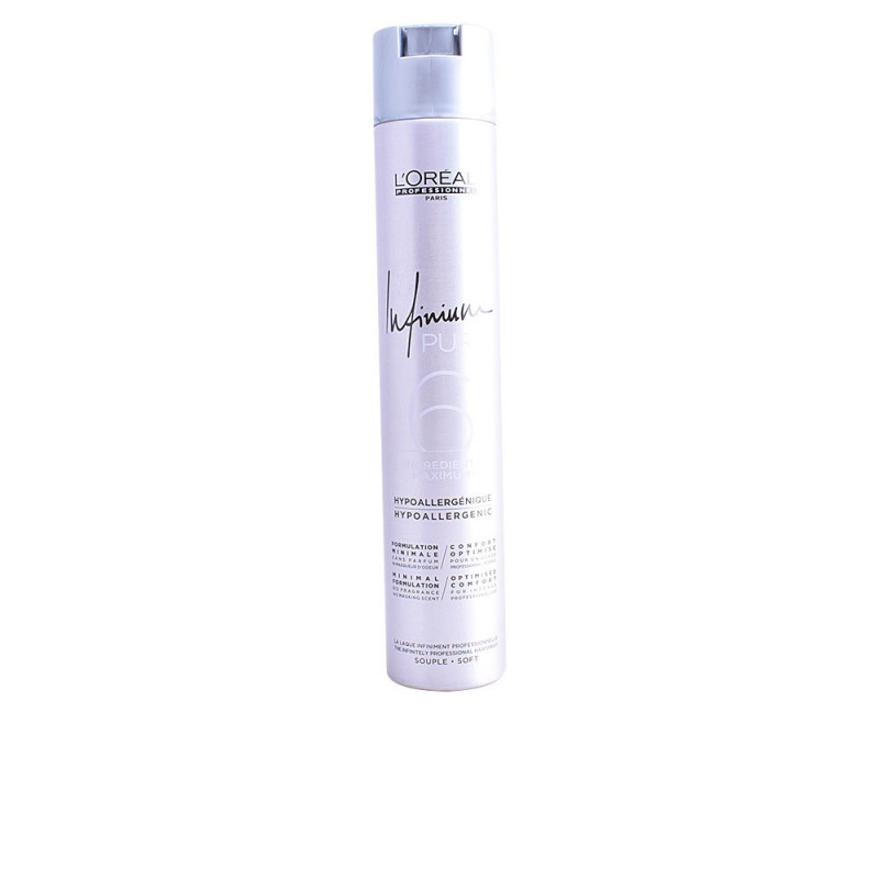 Infinium Pure Hypoallergénique Laca Profesional de Fijacion Suave 500 ml L'oreal Professionnel