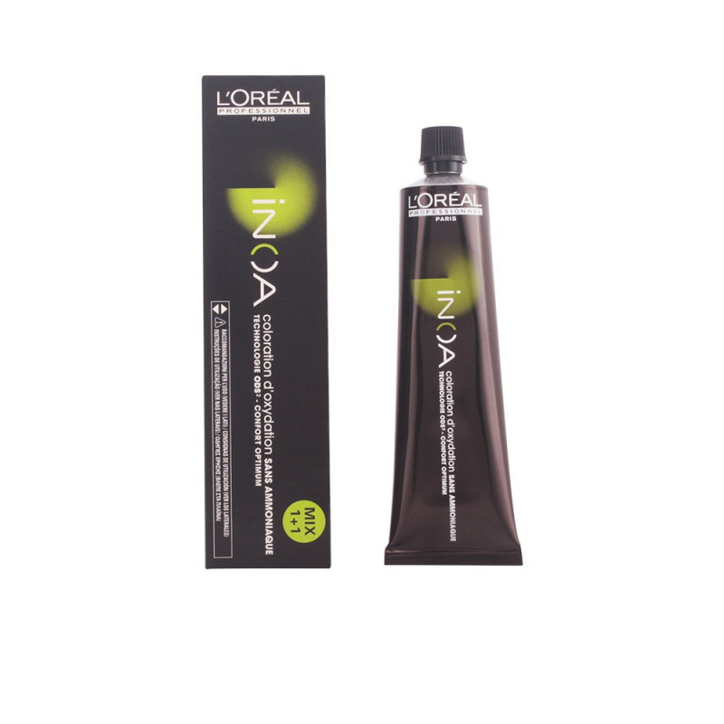 Inoa N° 6 Rubio Oscuro Tinte Permanente Sin Amoniaco 60 ml L'oreal Professionnel