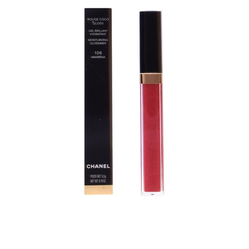 Rouge Coco Gloss Brillo Labial Hidratante -106 Color Amarena 5,5 gr Chanel