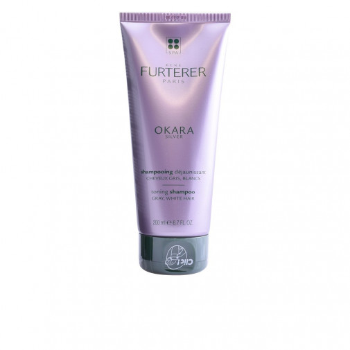 Okara Mild Silver Shampoo Para Cabellos Grises Y Blancos 200 Ml Rene Furterer
