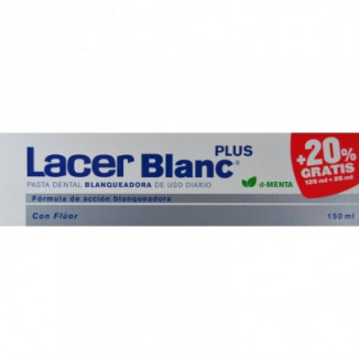 Lacer Blanc Plus Menta Pasta Dentrífica 125ml + 20% Gratis