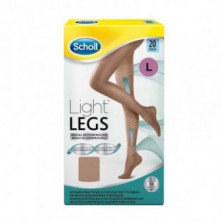 Dr Scholl Medias de Compresión 20 DEN Color Carne Talla L