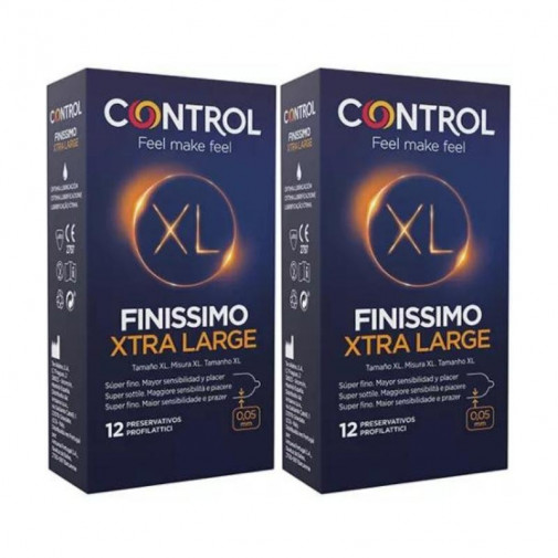 Control Finissimo Extrafino 12 + 12 Preservativos Xl