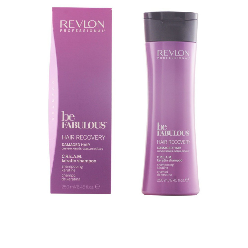 Be Fabulous Hair Recovery Champú De Keratina Para Cabello Dañado 250 ml Revlon