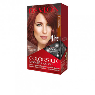 Colorsilk Tinte Permanente Sin Amoniaco N.35 Rojo Vibrante Revlon