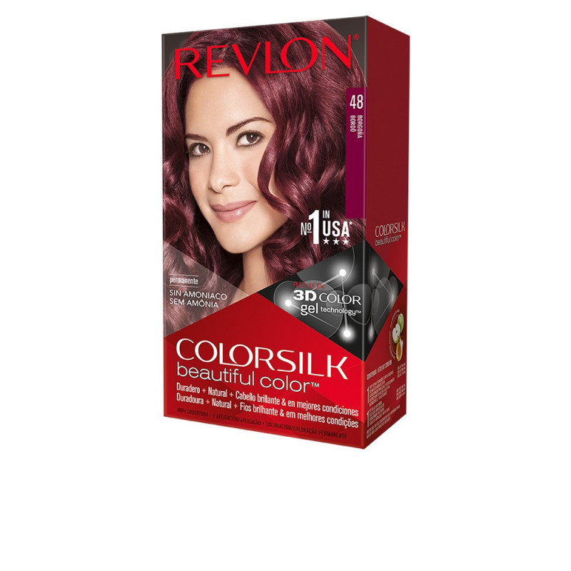 Colorsilk Tinte Permanente Sin Amoniaco N.48 Borgoña Revlon