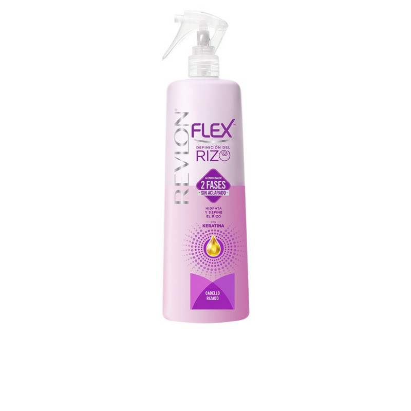 Flex Definición De Rizos 2 Fases Acondicionador Con Keratina 400 ml Revlon