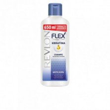 Flex Con Keratina Champú Anticaspa Para Todo Tipo De Cabello 650 ml Revlon