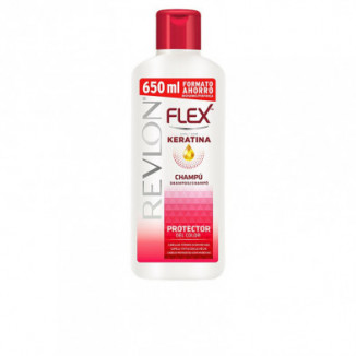 Flex Champú Con Keratina Para Cabello Teñido o Con Mechas 650 ml Revlon