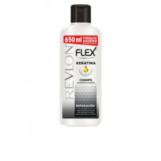 Flex Champú Reparador Con Keratina Para Cabello Dañado 650 ml Revlon