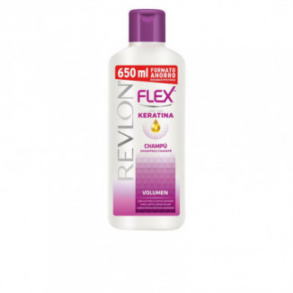 Flex Champú Voluminizador Con Keratina Para Cabello Fino 650 ml Revlon