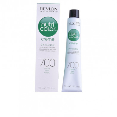 Nutri Color Crema 3 en 1 Color Cuidado y Brillo N.700 Verde 100 ml Revlon