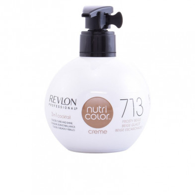 Nutri Color Crema 3 en 1 Color Cuidado y Brillo N.713 Beige Escarchado 270 ml