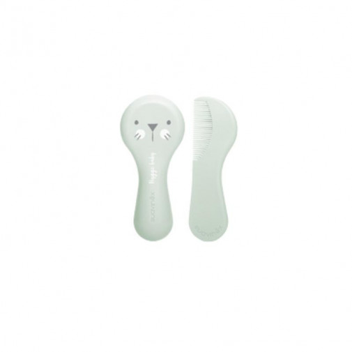 Suavinex Set Cepillo Peine Verde Decora
