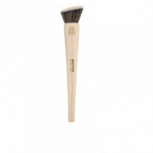 Flat Top Kabuki Natural Fiber Brocha Maquillaje Beige Beter