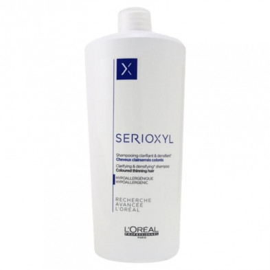 Serioxyl Champu Clarificante y Densificante Para Cabellos Coloreados 1000 ml L'oreal Professionnel