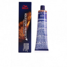 Koleston Perfect Me+ Tinte para el Cabello Tono Rubio Oscuro Marrón Cobrizo 6/74 60 ml Wella