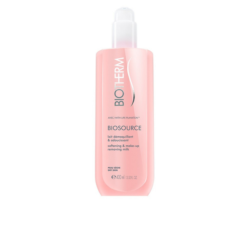 Biotherm Biosource Leche Desmaquillante y Suavizante para Pieles Secas 400 ml